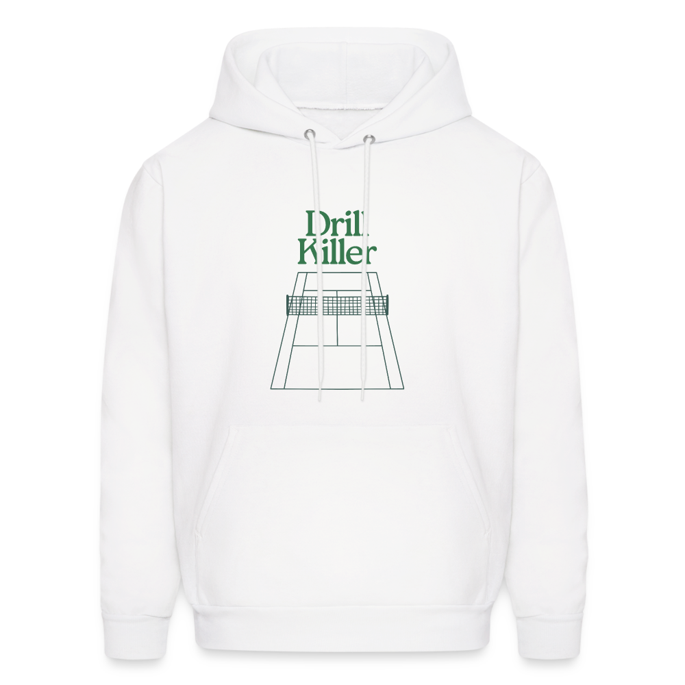 Drill Killer Men's Hoodie - white