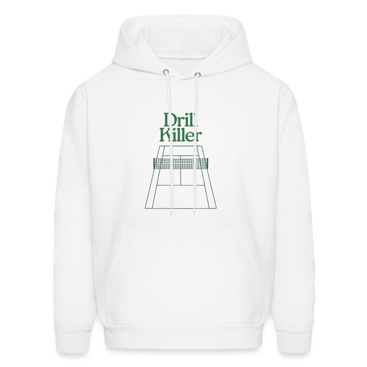 Drill Killer Men's Hoodie - white